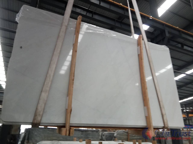 Super white snow white marble slab